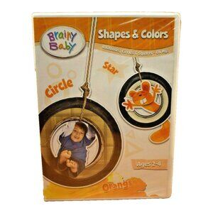 Brainy Baby Shapes and Colors DVD, 2011 Educational DVD for Ages 2-4 New